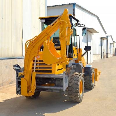 China Affordable Towable Backhoe Loader with 3 Min. Turning Radius from HUAQI for sale