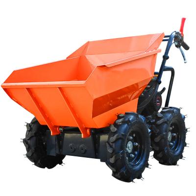 China Wheel Barrow Mini Dumper Site Mini Crawler Dumper Loader with 4.1/3600kw/rpm Rated Power for sale