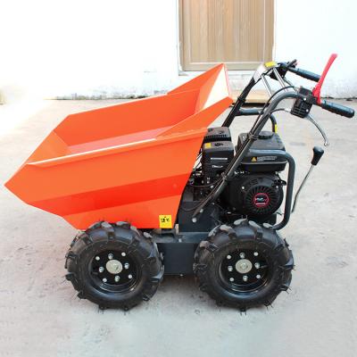 China Electric Diesel Self Loading Electrico Mini Track Crawler Truck Dumper 500kg 1 Ton Made for sale