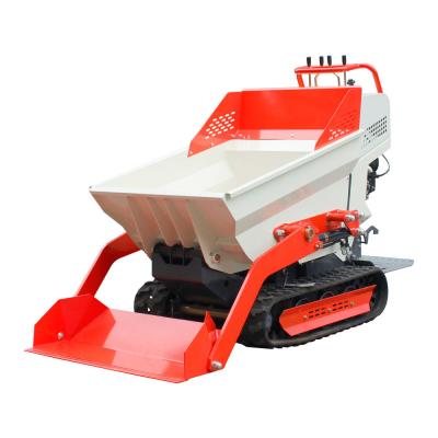 China 1480 x 832 x 1344 mm Mini Dumper Tracked Motor Wheelbarrow for Heavy-Duty Farm Work for sale