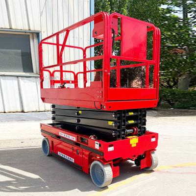 China 2400*1170mm Aerial Platform Electric Hydraulic Scissor Lift with 18 Channel Steel for sale