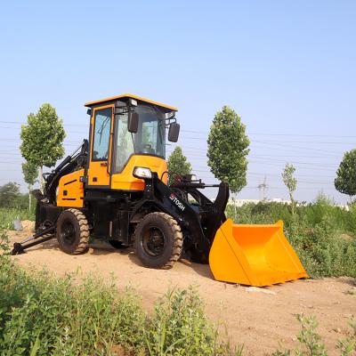 China Gradierbarkeit 30° HQ-WZ-8-12 Baugeschäft Mini-Ladegerät Backhoe-Ladegerät mit Backhoe zu verkaufen