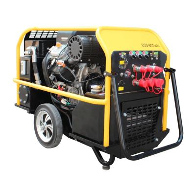 China 35HP Hand Push Type Gasoline Diesel Hydraulic Power Pack with 180 Hydraulic Pressure for sale