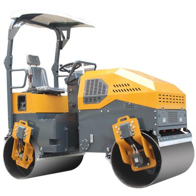 China Capacidad de 40% de alto grado Roller de compactación vibratorio de doble tambor para compactación de carreteras en venta