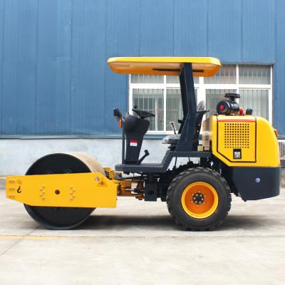 China 55KN Fuerza de excitación 0,8ton 1ton 3,5ton Doble tambor Vibratory compactor rodante en venta