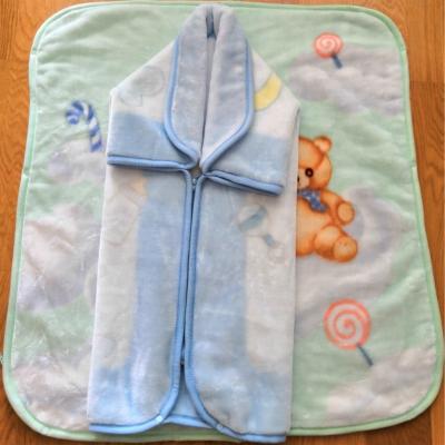 Cina China Manufacturer Baby Anti-pilling Fleece Raschel Soft Touch Adult Baby Blanket in vendita