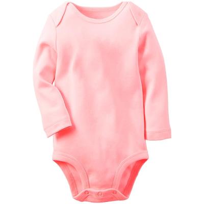 中国 Customer Requirements Solid Colors Printing Newborn Organic Baby Clothing Onesie 販売のため