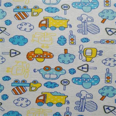 China Hot sale QUICK DRY factory soft cotton flannel soft custom printing fabric for sheets shirts and baby products à venda