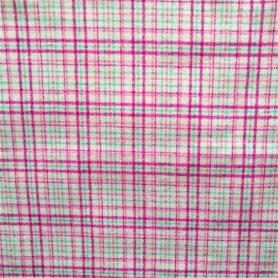 Cina Wholesale Soft QUICK DRY Custom Printing Cotton And Polyester Fabric Flannel For Shirt And Pajama Sheets in vendita