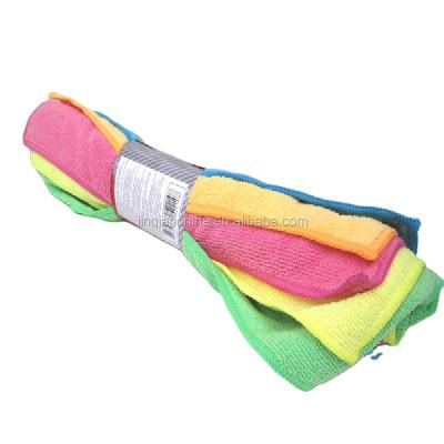 Cina China Wholesale Compressed 100% Polyester Microfiber Cloth Towel Cleaning Cloth in vendita