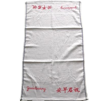 China Cheap 100% Cotton QUICK DRY White Good Morning Cleaning Towels zu verkaufen