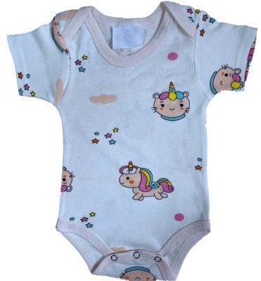 중국 Spandex / Cotton Henan Organic Cotton 0-12 M Short Sleeves Baby Romper With Many Designs 판매용