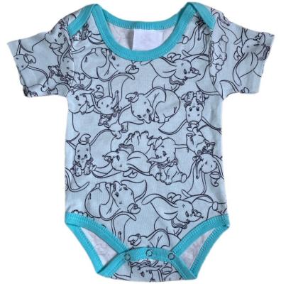 중국 Spandex Cotton/Cotton Knitted Footed Print Custom Quantity Baby Summer Clothes Romper Unisex Sleepsuit OEM 판매용