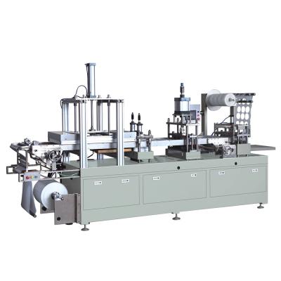 China 180mm Coffee Cup Plastic Lid Making Thermoforming Machine, Ice Cream Cup Plastic Lid Making Machine Price for sale