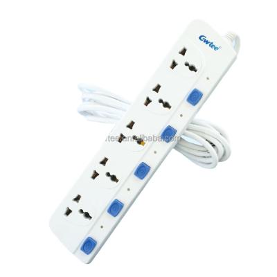 China Residential / General Purpose Universal Power Cords Extension Socket With Surge Protection for sale