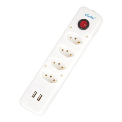 China Newest Brazil 2021 Residential / General Purpose Electrical Power Outlet With USB Charger for sale