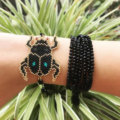 China Custom vintage factory price bracelet miyuki far infrared bracelet and glass seed beads jewelry bracelets for sale