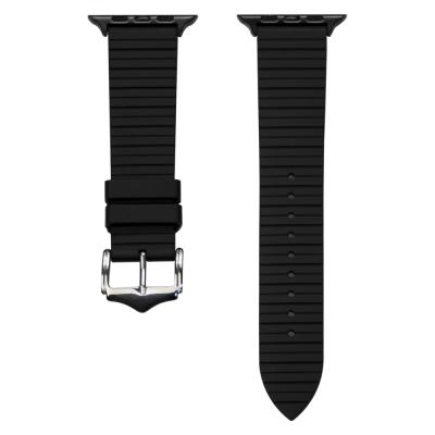 China JUELONG 38mm 40mm Silicone Rubber Watch Strap Soft Watch Band For Apple Watch Serie 6 Se 5 4 3 42mm 44mm for sale