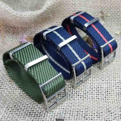 China JUELONG Fabric Replacement Watch Band New 20mm 22mm Premium NATO Nylon Single Woven Strap for sale