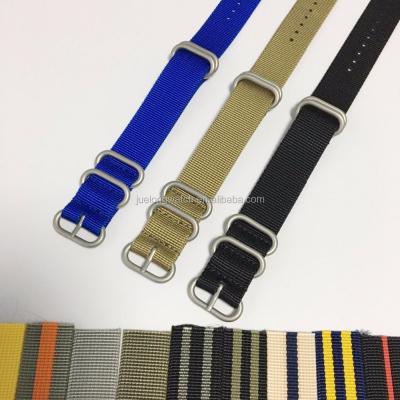 China Fabric Free Sample Wholesale Different Color Nylon Wrist Belt Zulu Watch Strap for sale