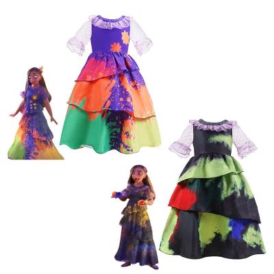 China Luisa Madrigal Costume Children's Birthday Dress Children's Cartoon Encanto TV Cartoon Halloween Fancy Dress and Movie Costumes for sale