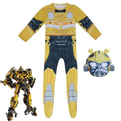 China Eco-Friendly Kids Bumblebee Transformers Amazon Dance Performance Cosplay Costume TV and Movie Costumes for sale