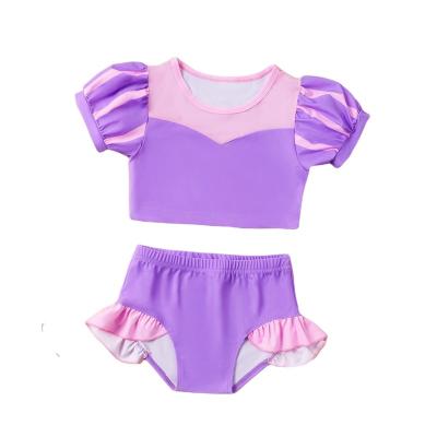 China Other new arrivals from LQSZ two pieces of purple swimwear swimwear for baby girl children's beach wear and swimwear for sale