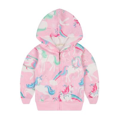 China LQSZ 2022 New Arrival Pink Spring And Autumn Hoodies 3T/4T/5T/6T/7T Kids Jackets Girl Hoodie QUICK DRY Clothes for sale