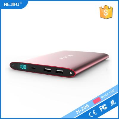 China Ultra thin hot sale 25000 mAh slim power bank with Samsung battery for sale