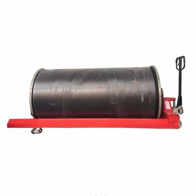 China Convenience and efficient textile industry used customer settings hydraulic chain beam transport truck trolley for sale