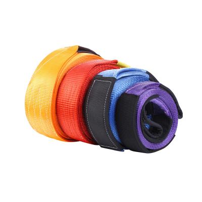 China Custom Polyester Tow Recovery High Quality Towing Snatch Strap Customized Any Color Polyester for sale