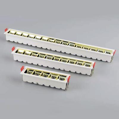 China Modern No Leading Light Manufacturer Recessed Spot Light 10w 20w 30w Anti-glare Linear Led Grill Light for sale