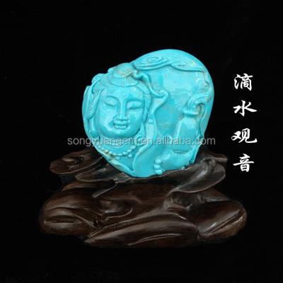 China China Natural Gemstone Turquoise Carved Turquoise Jewelry for sale