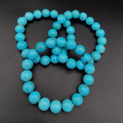 China Handmade Bracelet Men's Turquoise Prayer 8mm Turquoise Macrame Jewelry Accessories Braided Tiger Eye Bead Thread Beads for sale