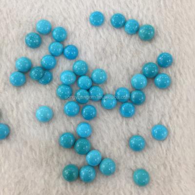 China Rough Turquoise Semi Precious Stones 4mm/6mm/8mm/10mm/12mm/14mm/16mm for sale