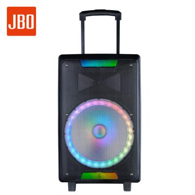 China No Loud 12 Inch LED Light OEM USB TWS BT Trolley Wireless Speaker Portable Model Party Private for sale