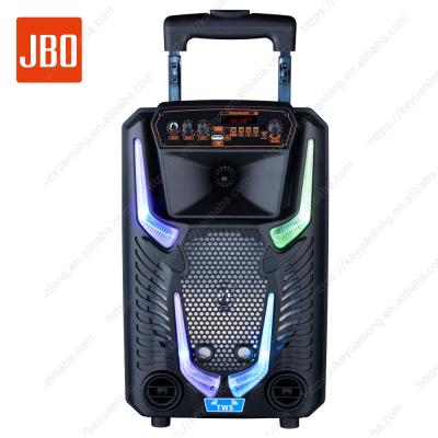 China Amazon Bass Sound Portable Rechargeable Audio Speaker Disco Dancing Light Buletooth Wireless JBO New Design for sale