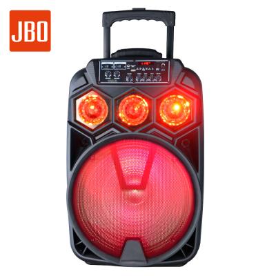 China 2021 Newest Trolley Radio 2021 Large Power Portable Instant Light Active Part Aux BT Wireless Speaker. DJ for sale