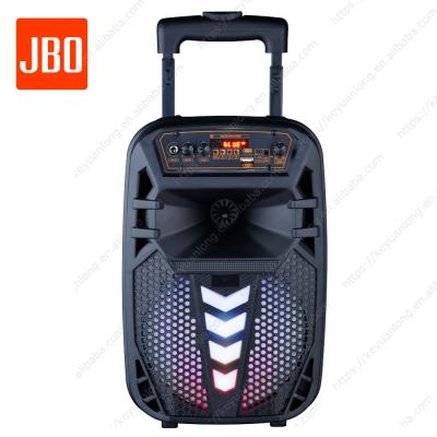 China Amazon BT Wireless Bass RGB Wireless Disco Led DJ Light Box Home Audio Portable Active Speaker for sale