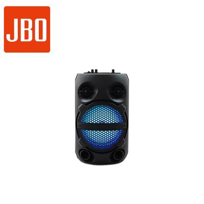 China Best quality LED portable colorful karaoke light aux BT active speaker. wholesale home wireless for sale