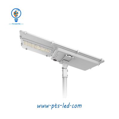 China Aluminum Outdoor Waterproof Lightning Protection 180lm/W 40W LED Solar Street Light for sale