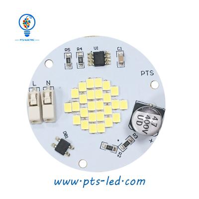 China Bulb / Downlight High Lumen 7w 50mm PF Low THD 80ra 770 Led PCB AC Module 3000k 6000k Bulb for sale