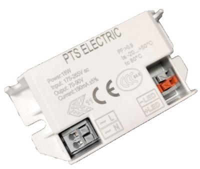 China Pf>0.9 18W 200mA Indoor Plastic LED Driver PTS-DH10W for sale