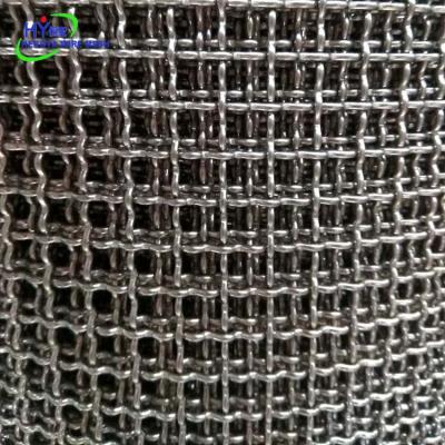 China Crimped Plain Weave Stainless Steel Vibration Screen Wire Mesh for sale