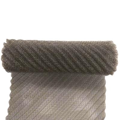 China Plain Titanium Knitted Wire Mesh Filter For Foam Demister for sale