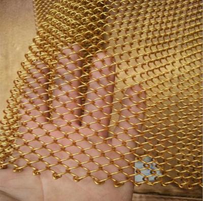 China Gold/Silver Metallic Chain Curtain In Corrosion Resistance for sale