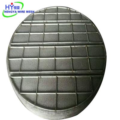 China Excellent Filtration Performance High Efficiency Wire Mesh Demister Pad , Demister For Filter for sale