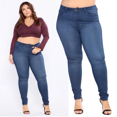 China Color Fade Proof Skinny Plus Size Tight Stretch Denim Fashion Nov Girls Jeans Tops for sale