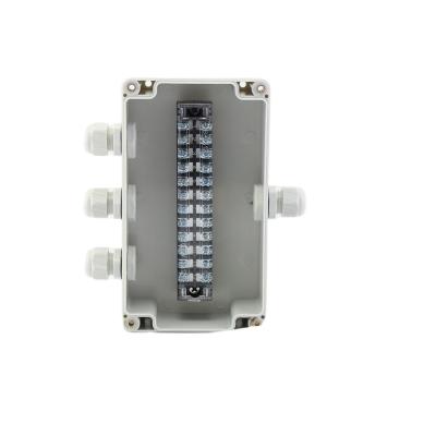 China Outdoor Waterproof Electrical Use Enclosure IP67 Junction Box With Terminal Block 2Hole Universal Customized for sale