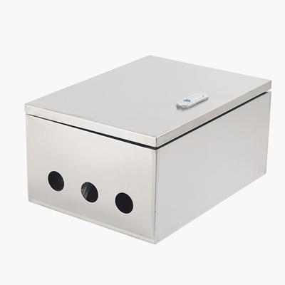 China Waterproof IP65 Electronic Equipment Control Box Outdoor Electric Enclosure Stainless Steel Junction Box for sale